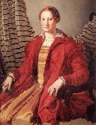 BRONZINO, Agnolo Portrait of a Lady dfg Norge oil painting reproduction